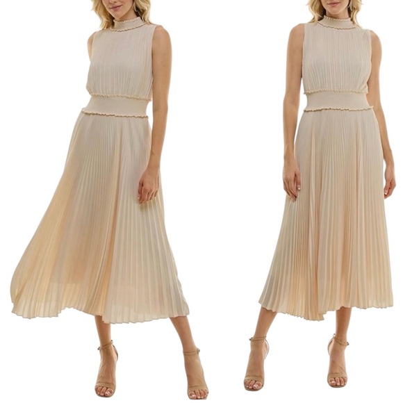 NANETTE NANETTE LEPORE Smocked Printed Dress main image 1
